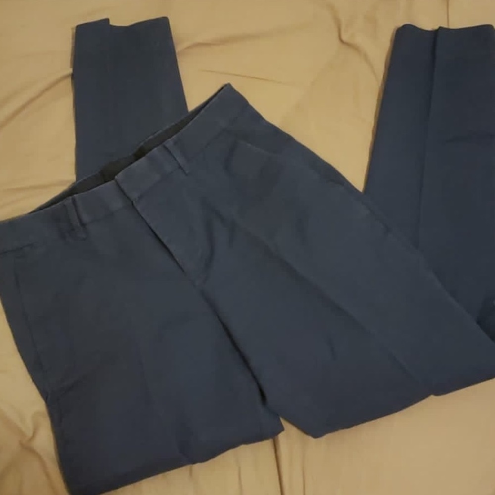 Express blue 28x30 slim stretch dress pants